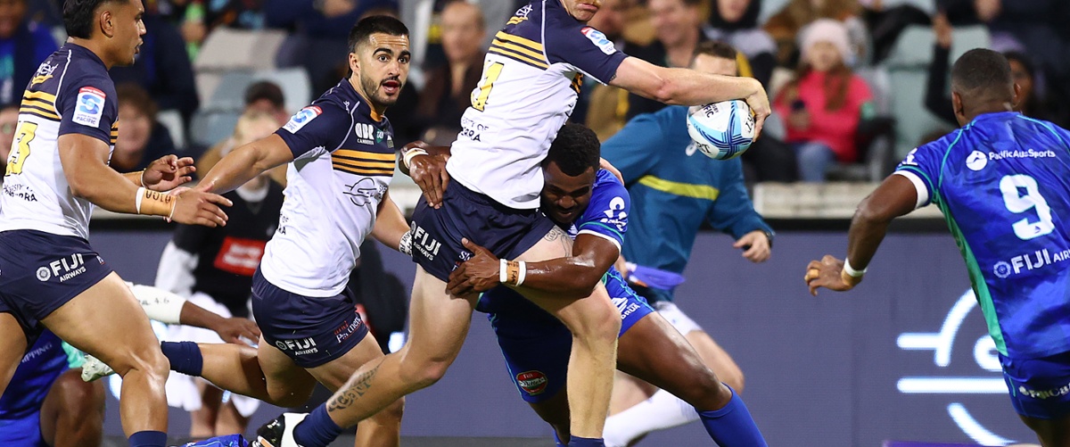 Brumbies hang on to beat Drua in Super Rugby epic