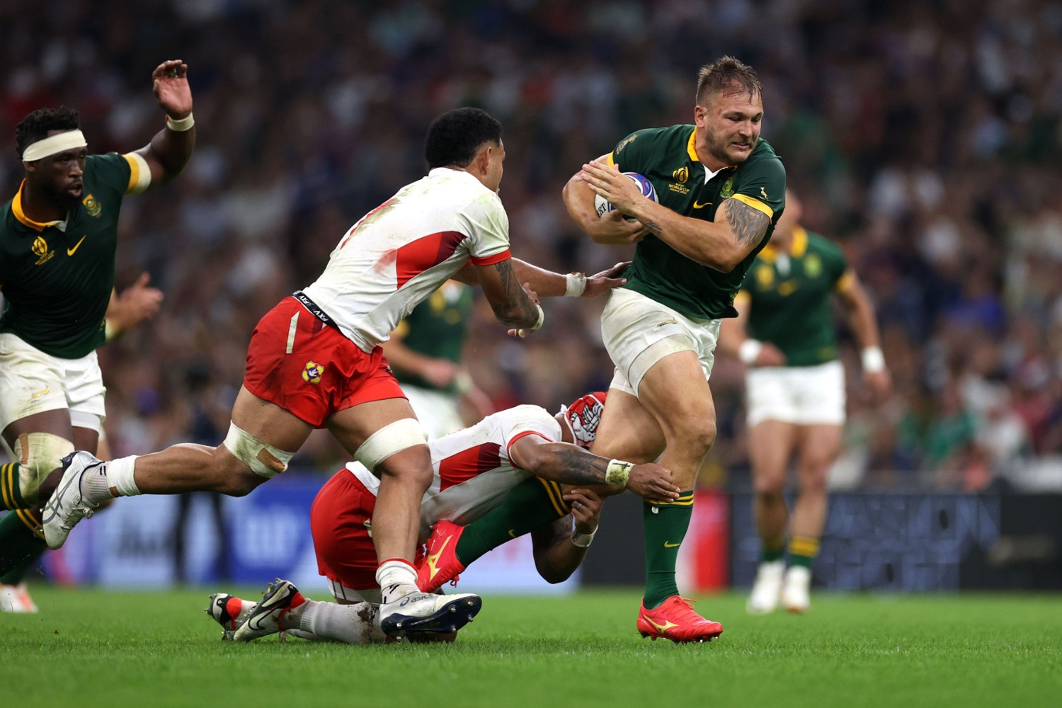 RWC 2023: Boks Made to Work Hard for Victory over Tonga