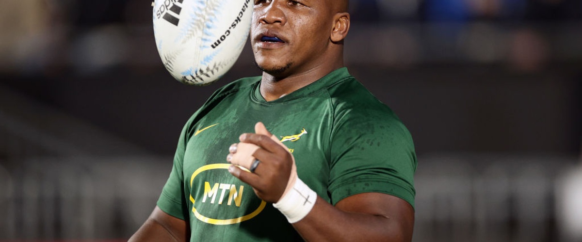 Mbonambi captains Boks in Rugby World Cup warm-up in Buenos Aires
