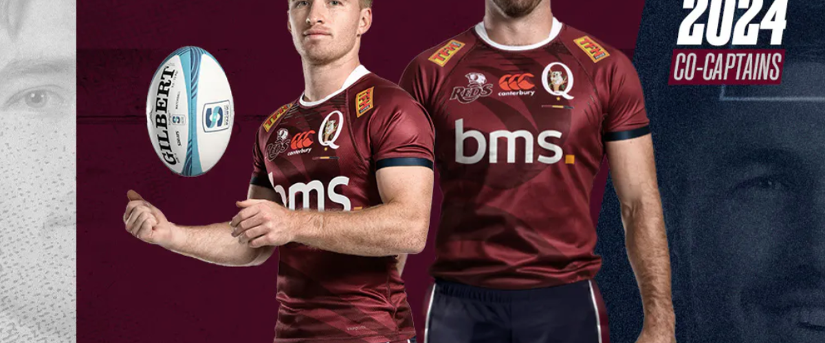 Liam Wright and Tate McDermott named Queensland Reds co-captains for 2024