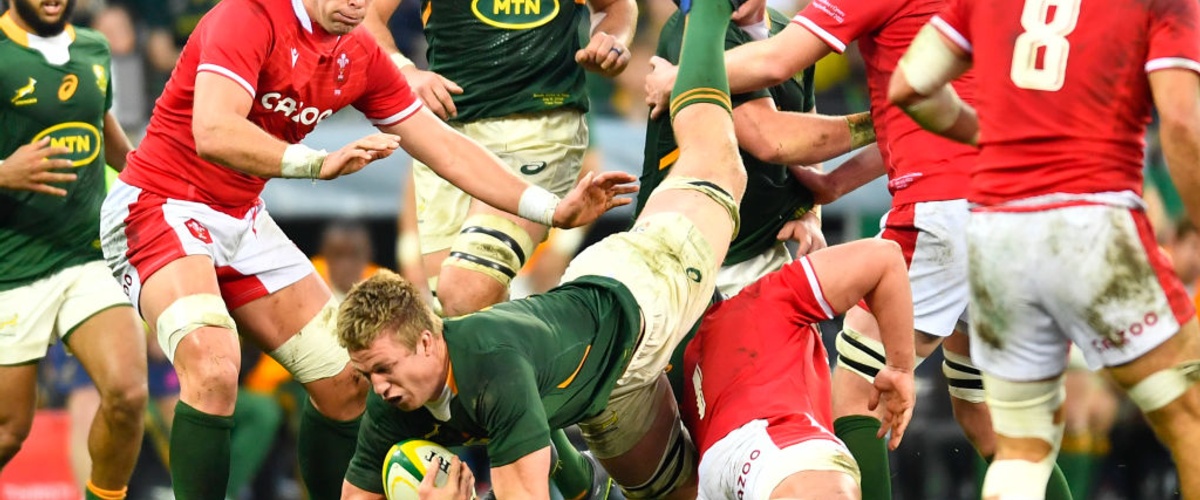 Springboks Hang On to Beat Wales and Clinch Series