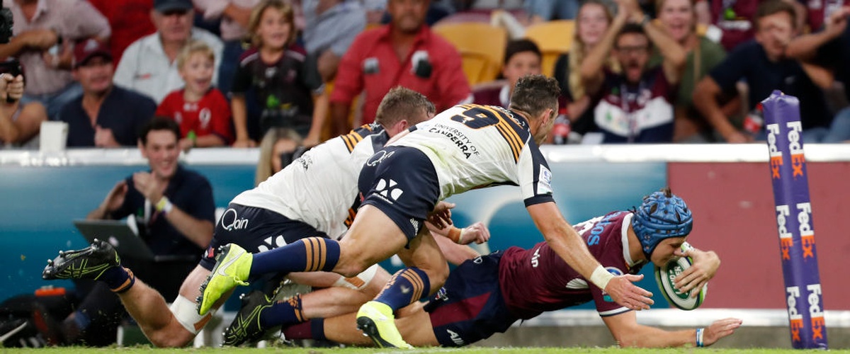 Reds edge Brumbies in Brisbane thriller to seal home final